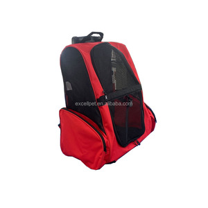 पालतू रोलिंग वाहक बैकपैक व्हील 4-इन-1 कुत्ते सामान वाहक - Product Image 2