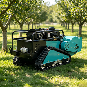 Tondeuse robot chenillée télécommandée à rayon de braquage zéro, à lame rotative, 800 mm, moteur <span class=keywords><strong>4</strong></span> temps, à essence, pour pentes et tout-terrain, 600W - Product Image 3