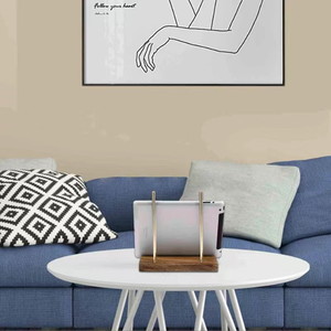 Soporte para discos de madera personalizado estante de exhibición de discos de <span class=keywords><strong>vinilo</strong></span> de madera para soporte de tocadiscos se adapta a vinilos regulares soporte de caballete para álbum - Product Image 5