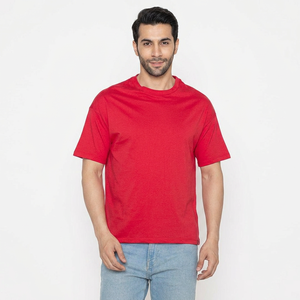 Camisetas Extra Grandes para Hombre, 100% Algodón, 300 Gsm, Ecológicas, Transpirables, Ajuste Personalizado, Peso Pesado - Product Image 1