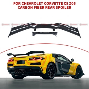 Aileron arrière de course en fibre de carbone sèche de haute qualité, style Z06, pour Chevrolet Corvette C8 - Product Image 2