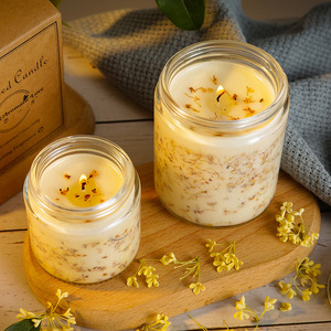 Lanjo Osmanthus scented <b>candles</b> for bedroom and home use niche high-end fragrance smokeless romantic holiday <b>gift</b> boxes - Product Image 1