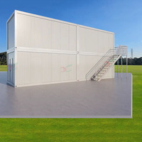 Nouveau produit fournisseur en or maison préfabriquée portable en acier léger maison en conteneur villa prix compétitif bureau cabine en verre