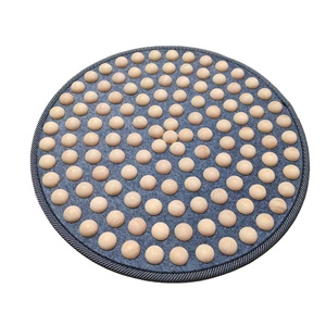 Alas Pijat Kaki Kayu Solid Bahan Kering Log Super Jogging Terapi Akupresur Matras Titik Akupuntur Telapak Kaki Diameter 50cm - Product Image 1