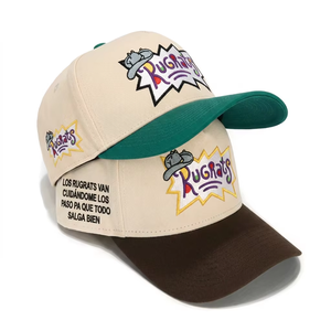 Casquettes de baseball personnalisées en gros, 5 panneaux, broderie 3D, pour hommes, sports de plein air, impression - Product Image 1