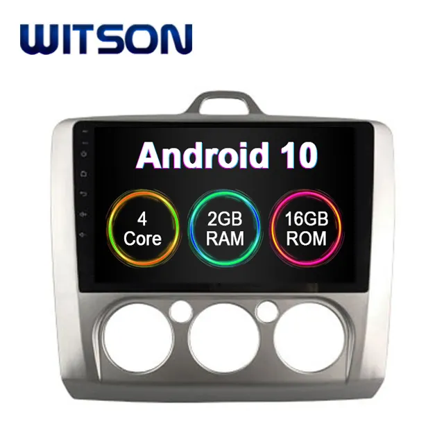 WITSON Android 10.0 2 din auto dvd-speler Voor FORD FOCUS 2005-2011 Ingebouwde 2GB RAM 16GB FLASH auto multimedia universele