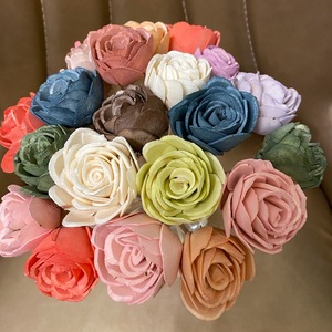 N-169 Assortimento di Fette di <span class=keywords><strong>Legno</strong></span> e Corteccia Floreale, <span class=keywords><strong>Fiori</strong></span> <span class=keywords><strong>in</strong></span> <span class=keywords><strong>Legno</strong></span> Sola con Bastoncini Diffusori per Decorazioni Fai-da-Te e Vasi - Product Image 4