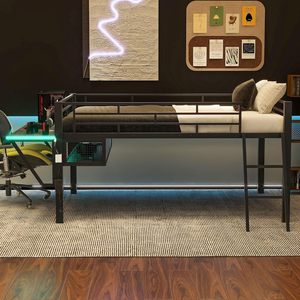 Lit superposé créatif avec bureau intégré pour les chambres à coucher à domicile, lits superposés doubles personnalisables pour les hôtels et les appartements, grande capacité - Product Image 3