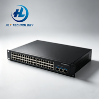 Nuevo Switch de Acceso a Campus Gigabit D-Link 3710-H48T4S-A Original con 48 Puertos SFP 10/100/1000BASE-T, Alimentación CA y 4 Puertos SFP PoE
