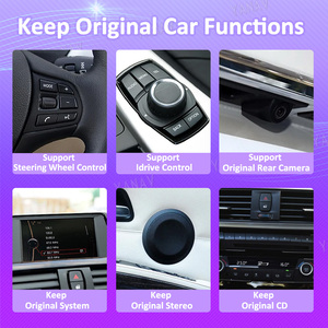 Qualcomm 8 + 256GB Android 13 autoradio autoradio pour BMW 1 2 3 4 série 2018 DSP sans fil Carplay GPS Navigation pour lecteur DVD - Product Image 6