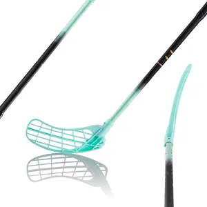 Wholesale high quality carbon fiber PE composite floorball hockey sticks