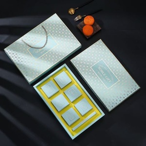 Mooncake Box Chinese Festival Mooncake Packaging Box Plastic Luxury Customized Paper Cake Box