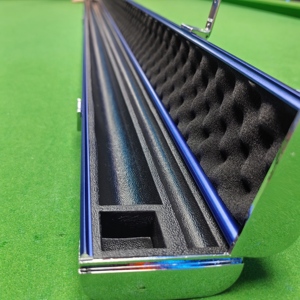 Étui rigide pour queue de billard portable personnalisable Étui de transport pour queue de billard Boîte de rangement intérieure rembourrée <span class=keywords><strong>en</strong></span> alliage d'aluminium pour queue de billard - Product Image 6