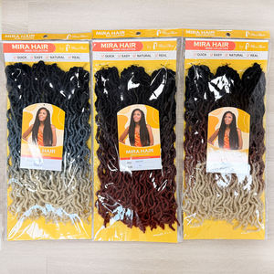 ผมปลอมแบบชาวยิปซีผมหยิก18นิ้วเส้นใยสังเคราะห์3X - Product Image 1