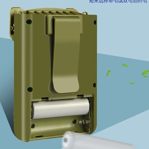 HADATA F66 Waist <b>Neck</b> <b>Fan</b> 9600mAh Rechargeable Wearable Portable Cooler Green Black - Product Image 5
