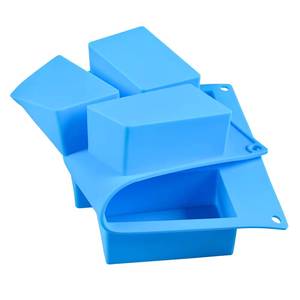 MUYULINS Factory 6-Cavity Rectangular Shape Maker LFGB Platinum Non-Stick BPA-Free Silicone <b>Soap</b> Mold - Product Image 6