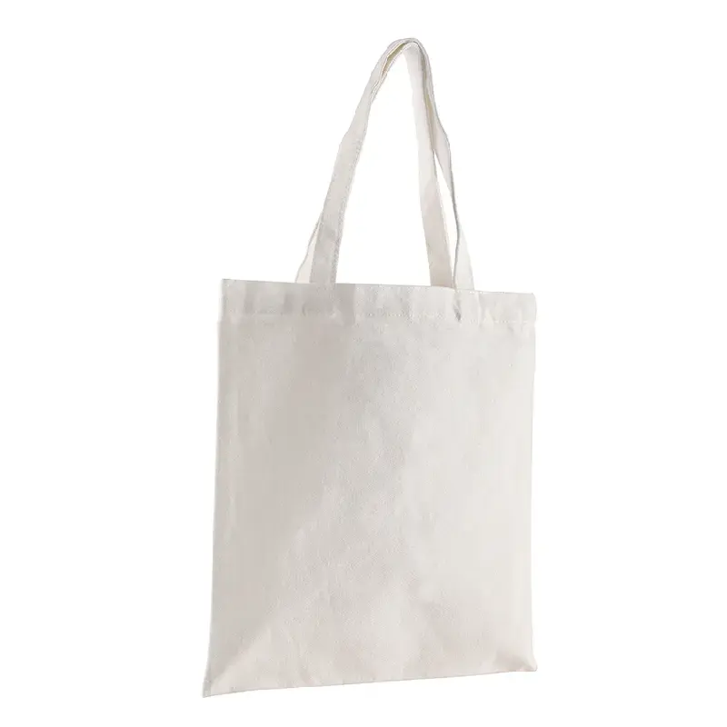 KAISEN-Bolsa de tela de algodón con logotipo personalizado impreso, bolsa cuadrada de poliéster con cremallera