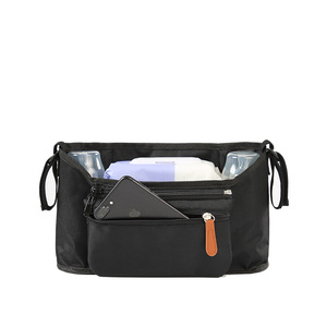 Organizador de cochecito 2 en 1, pañal para bebé, bolsa para madre, multifunción, gancho para madre de maternidad, bolsa colgante para botella de cochecito de bebé - Product Image 5
