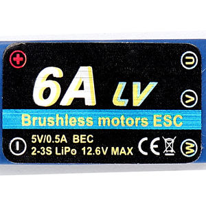 6A Adjustable Alloy Brushless Motor Drive ESC Electric <b>Controller</b> For RC Aircraft RC <b>Boat</b> FPV Drone System Model Spare Parts - Product Image 6