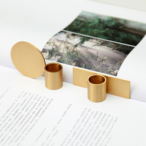 MAXERY Gold Metal Candle <strong>Holder</strong>, Solid <strong>Brass</strong> <strong>Candlestick</strong> <strong>Holder</strong> for Wedding, Home and Tabletop Dinner - Product Image 4