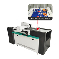 MOMOTECH Auto Feeder Flatbed Cutter Sticker Machine de rainage automatique avec table de découpe pour traceur graphique en carton