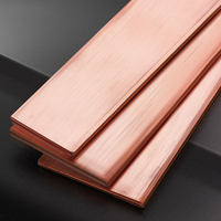 Barre de cuivre pour busbar, prix au kg, barre de cuivre flexible laminée plate pour mise à la terre