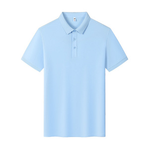 Polo Shirt Short Sleeve Solid Color Cotton Unisex Workwear Daily Wear - Product Image 3