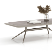 Mesa de té y centro de madera sencilla moderna nórdica de lujo al por mayor muebles de sala de estar de esquina de moda con patas de metal