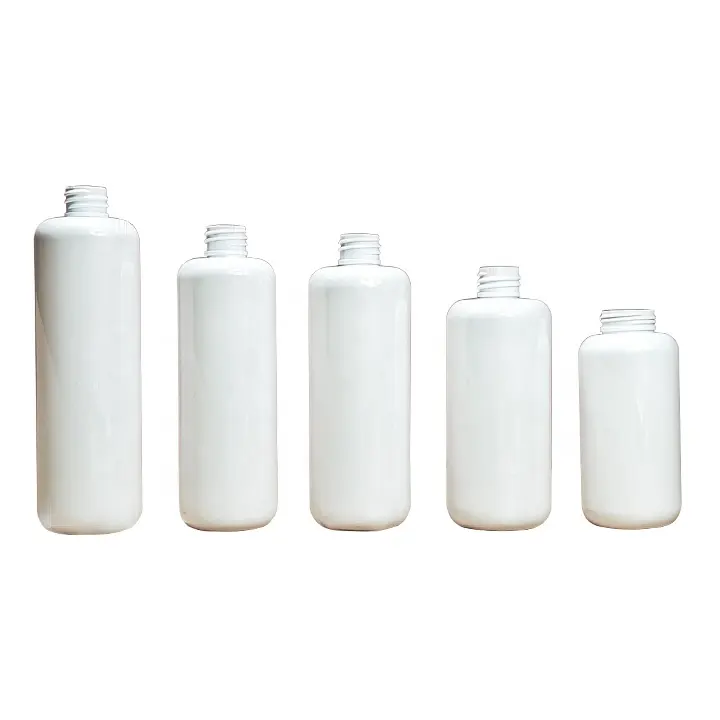 Verpakking Cosmetische Container Custom Lege Huidverzorging Haar Olie Shampoo Lotion Boston Fles Plastic 180 250 275 325 Ml Huisdier 1000