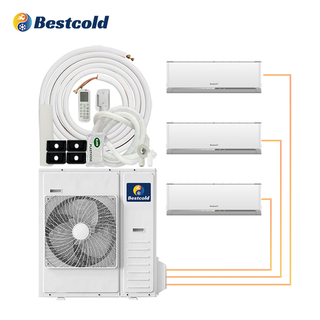 Manufacturer OEM Home High Efficiency Heating and Cooling R410A Refrigerant Smart Control Multi Zone Air Conditioners