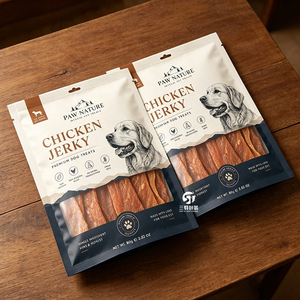 Sachets Alimentaires Aluminisés pour Animaux de Compagnie 100g 250g 500g avec Logo Personnalisé Imprimé Scellés sur Trois Côtés à Déchirure Facile pour Aliments Lyophilisés pour Animaux d'Arabie Saoudite - Product Image 4