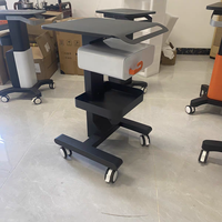 Chariot pliable moderne en aluminium robuste à 4 roues, écologique et stable, pour spa, esthétique, salon de beauté, appareil facial, salle de bain