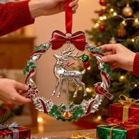 Ornement de Noël 2026 pour décorations suspendues à l'arbre, daté