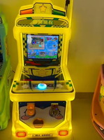Machine d'arcade interactive à monnayeur avec lumières indicatrices et détection de mouvement pour le rachat de tickets dans les parcs d'attractions