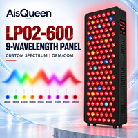 Panneau de luminothérapie rouge multi-longueurs d'onde, quantité, taille, logo et emballage personnalisés