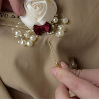 Broche de cérémonie de mariage pour la mariée et le marié, corsage de poignet en roses artificielles, boutonnière de marié en soie pour accessoires de mariage