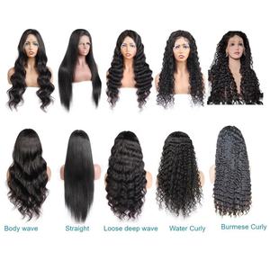 Sin pegamento 13x4 360 encaje completo suelto profundo HD encaje PELUCAS CABELLO humano rizado cutícula Aligine encaje frontal pelucas transparente indio Peluca de pelo - Product Image 3