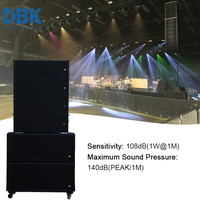 Système LA, enceinte Line Array double 12 pouces + double caisson de basses 18 pouces, enceinte active passive personnalisée, équipement sonore