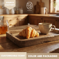 Cubes de cire de soja parfumés à la crème brûlée, faits à la main, pour l'aromathérapie, pour les fêtes, les mariages, le Nouvel An chinois, la décoration de la maison