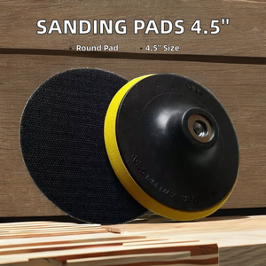 115毫米可定制聚氨酯抛光氧化铝OEM产品-钩环金刚石砂光垫125毫米磨盘 - Product Image 3