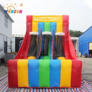 상업적인 세겹 굴렁쇠 당 임대료를 위한 팽창식 농구 상호 작용하는 게임