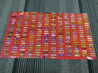 Un ensemble de 283 étiquettes de cartouche N64, autocollants pour le dos des cartouches