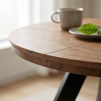 Table à manger moderne en bois, gain de place, avec rallonge, mobilier fonctionnel pour la maison, table d'appoint en bois pour salle à manger