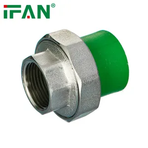 IFAN Wholesale 1/2Inch Plumbing Pipe Fittings Double Union Customized Logo PPR Union