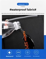 Sac à dos pour ordinateur portable 15,6 pouces en polyester Oxford imperméable et durable avec coussin d'air, idéal pour les voyages, l'université, les étudiants, les hommes d'affaires