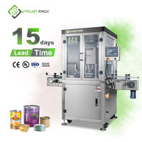Prix usine automatique anneau tirer en plastique PET jus café thé boîte de conserve Machine à emballer