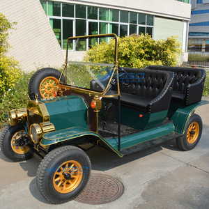 Voiture électrique classique à toit ouvert, confortable pour les excursions, voiture vintage pour les voyages de loisirs, voiture classique - Product Image 3