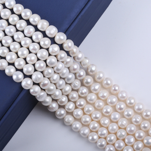 Zhuji Pearl ofrece soporte de perlas sueltas naturales de patata de agua dulce blanca de 11-12mm a <span class=keywords><strong>la</strong></span> venta - Product Image 2