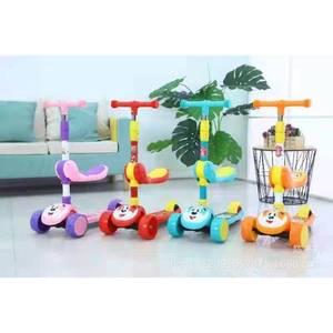 Childrens Scooter With Seat Height Adjustable 3 In 1 For Ages 2 6 Years Blue Yellow Color Mix - Product Image 5
