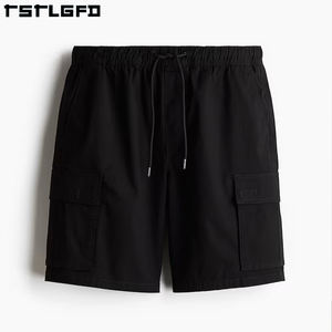 Logo personnalisé Tissus durables Short cargo d'été Short cargo décontracté en coton ample Sport de plein air Short cargo surdimensionné pour hommes - Product Image 4